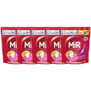 MIR LESSIVE Lot de 5 Lessives capsule Couleurs Doypack x20