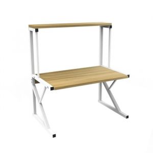 JEOBEST. Micro-Ondes Tablette 2 Couches Support de Four Rangement pour comptoir en m&eacute;tal &Eacute;tag&egrave;re de Cuisine 65*54*30cm