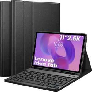 Clavier Coque Pour Lenovo Idea Tab 11 2025 Azerty Fran&ccedil;ais Amovible Bluetooth Sans Fil Clavier &Eacute;tui Housse Pour Lenovo Idea Tab