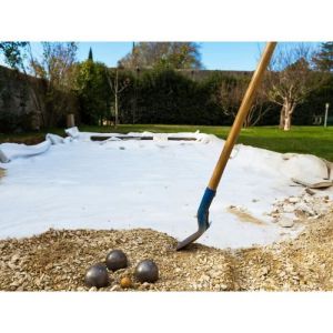 Géotextile non tissé blanc - 300g/m² 1m x 100m Blanc