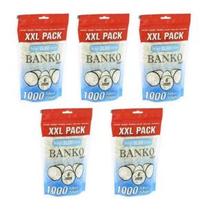 Lot de 5 sachets de filtres Slim - Pack Xxl - 1000 Filtres - Banko