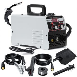 Poste à Souder TIG MIG  à Onduleur - 3 en 1 - Affichage Numérique LED - Sans Gaz - 220V20-250A - Gris