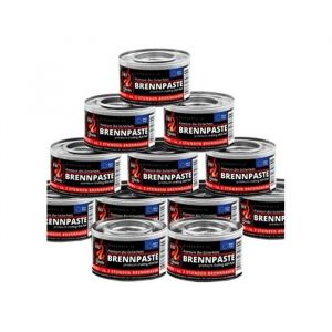 Pâte combustible Eurocatch 12x200g – Sans suie ni odeur – 3h de combustion – Idéal chafing dish & camping