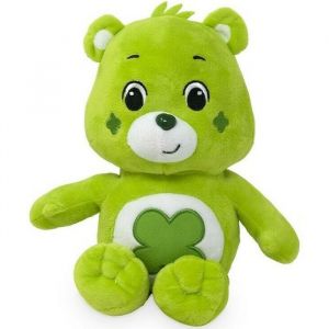 Peluche Bisounours Touchanceux Vert Avec Trefle A Quatre Feuille 28 cm - Peluche Licence - Doudou Enfant - Ours