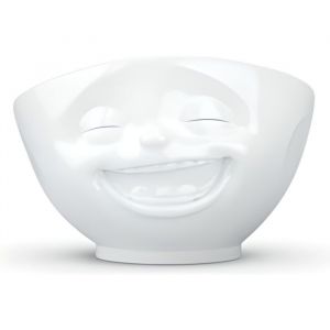 Bol humeur visage Rieur - TASSEN - Humeur du Matin - Porcelaine blanche - 500ml