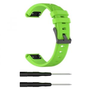 22 mm Multisport GPS Fitness Montre de remplacement pour Fenix 5-Citron vert