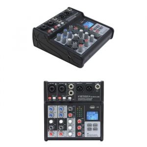 Table de mixage - DEFINITIVE AUDIO - DA MX 4 USB - 3 canaux - Bluetooth - Entr&eacute;es Combo XLR/Jack