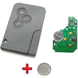 Cl&eacute; carte + electronique vierge &agrave; programmer pour Renault M&eacute;gane 2 Sc&eacute;nic II ...
