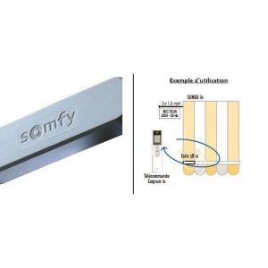 SOMFY 9016353 Capteur vent Eolis 3D Wirefree io Gr