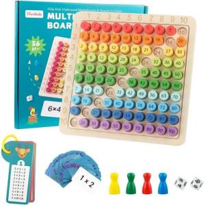 Tables de Multiplication Tableau de Multiplication Montessori Multiplication Jeu dapprentissage des Math&eacute;matiques