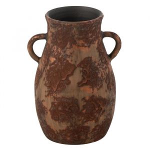 Vase en Terre Cuite Amphore 30cm Marron