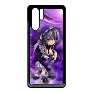 Coque pour smartphone - Noir Huawei P30 Pro MANGA FILLE VIOLET