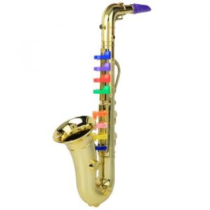 Saxophone Saxophone Jouet Mini en plastique Enfants Instrument de musique Jouet Cadeau (Or)-TIP