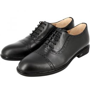 Chaussure homme Richelieu de ville en cuir noir