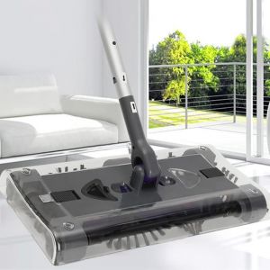 Aspirateur Balai 360 ° Electrique Sans fil Automatique Balayeuse Ménage Nettoyeur