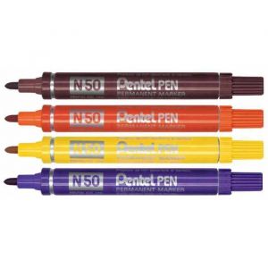 Marqueur permanent N50 marron pointe ogive 2 mm