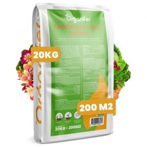 Engrais - Organifer - Frass De Vers De Farine - Granul&eacute;s DEngrais Insecte - 20 Kg Pour 200 M2