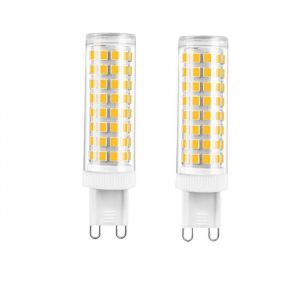 2 ampoules LED G9 12W 40 W &Eacute;conomie d&eacute;nergie Culot GU9 &agrave; 2 broches 220-240 V 500 lm blanc naturel 6500K 100 PCS LED