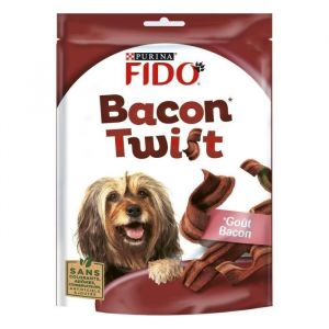 Friandise pour chien - FIDO - Bacon twist - Sachet de 120g