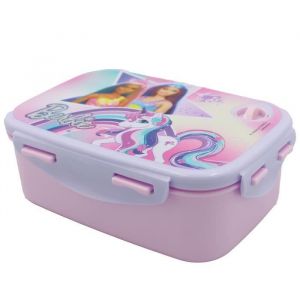 Boite goûter Barbie Licorne 17 CM - BARBIE - Rose - Enfant - Mixte - PVC - 17 cm x 12 cm x 7 cm