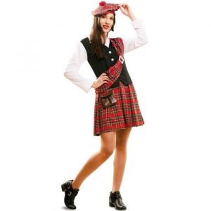 Déguisement Écossaise Carreaux pour femme - Marque inconnue - Taille M/L