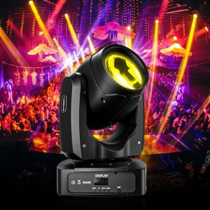 Lumi&egrave;re de Sc&egrave;ne - UKing DJ Lyre LED Beam GOBO 200W - Jeux de Lumiere 18 Prisme Effet arc-en-ciel Pour Disco Concerts F&ecirc;tes