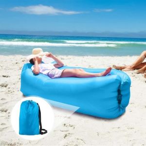 Sofa Gonflable Hamac Gonflable Air Canapé Gonflable Exterieur Fauteuil Gonflable Canape de avec Le Paquet Portatif pour Voyager