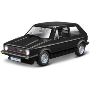 Modèle réduit - Bburago - Volkswagen Golf Mk1 (1979) - Échelle 1:24 - Couleur Noir - Détails Impeccables