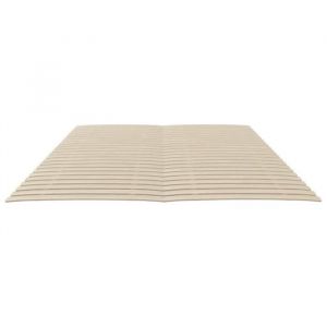 Sommier à lattes - AKOZON - 80x200 cm - 48 lattes en bois - Pliable - 2 places