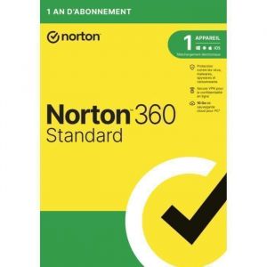 Norton 360 Standard 2025  1 An  1 Appareil  PC-Mac-Android-iOS  [Téléchargement]