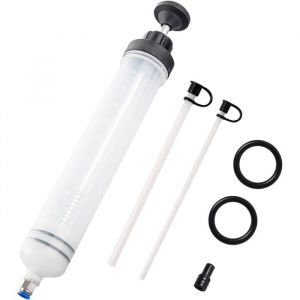 Seringue a Huile 500ML Huile Aspiration Seringue - Pompe de Transfert Seringue Liquide de Frein avec Tube Extension