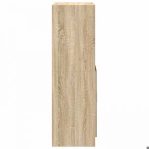 Moderne Placard/Armoire de cuisine SWEETY Meuble bas de rangement ch&ecirc;ne sonoma 57x415x1315cm bois ing&eacute;nierie BB2362