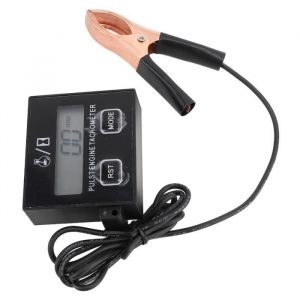 SURENHAP Tachym&egrave;tre pour moteur &agrave; impulsions Tachym&egrave;tre &agrave; moteur &agrave; impulsions petit &eacute;cran num&eacute;rique LCD compteur de moto testeur