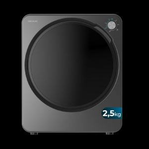 Cecotec Bolero DressCode Dry 3150V - Mini s&egrave;che-linge &eacute;vacuation 25 kg 950 W 6 programmes Dark