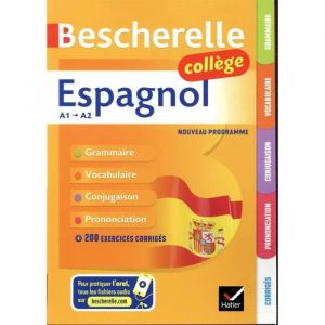 Livre - Bescherelle   espagnol collège