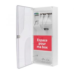 Coffret de communication GRADE 3 TV 8RJ45