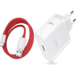 100W Supervooc Chargeur Et 8A C&acirc;ble Usb C 1M Pour Oneplus 12 11 Nord 4 3 Usb C Chargeur Secteur Chargeur Rapide Pour Oneplus No