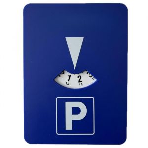 Disque de Stationnement Automatique Bleu &agrave; Pile avec Horloge - Minuterie pour Voiture Zone Bleue Horodateur Nouveau Parking Auto