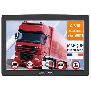 GPS Poids Lourd 7 Pouces NaviPro N7 GPS pour Camion Bus Voiture Europe 48 Pays - Mises à jour via Wi-Fi