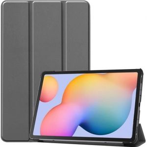 Pour Samsung Galaxy Tab S6 Lite Coque (2020 SM-P610- SM-P615) Tablette Housse Étui Protection avec Support Anti Choc Mince -gris