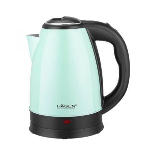 Bouilloire électrique 1.8L inox sans fil Vert Hagen HA5525-GRN