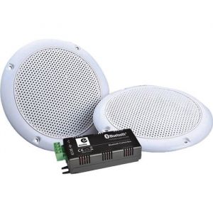 Haut-parleur encastrable - WATERPROOF - 80W - Bluetooth - Compatible Google Home - Amplifié