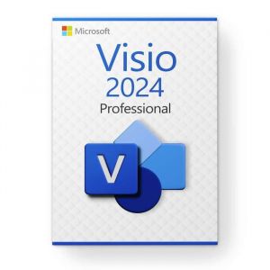 Microsoft Visio 2024 Professional Licence pour 3 PC