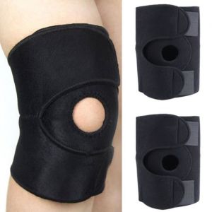 2 PCS genouillère noir Homdox protection de genou sport