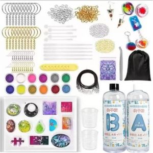288pi&egrave;ce Fournitures en r&eacute;sine &eacute;poxy Fournitures de r&eacute;sine Pigment Kit de colorant &agrave; colorier liquide Colorant Poudre de