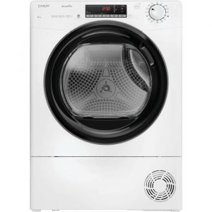 S&egrave;che-linge pompe &agrave; chaleur Candy CROEH11N2TBE-S - 11kg - connect&eacute; SmartPro - Classe D - Blanc