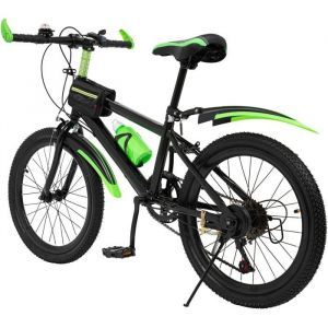 V&eacute;lo pour enfant 20 pouces - Gar&ccedil;on - Fille - VTT - Multivitesses - Double disque - V&eacute;lo de ville