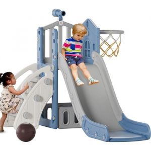 Toboggan - Non spécifié - 4 en 1 - Échelle descalade - Panier de basket - Boîte de rangement
