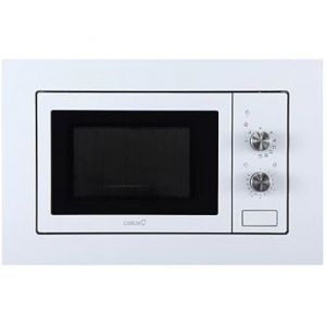 CATA - MMA 20 WH - Micro-ondes encastrable - Blanc - Intérieur en acier inoxydable - Installation dans un meuble haut - 5 niveaux