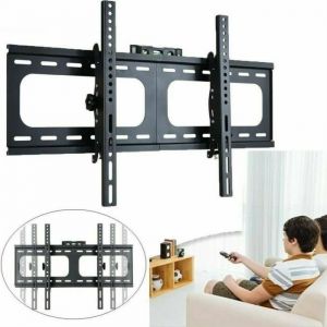 Support Mural TV Inclinable pour Écrans Plats 26-75 Pouces LED LCD Plasma 50x50-400x600mm pour Samsung Sony LG Panasonic